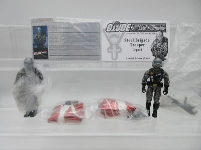 GI Joe ARAH STEEL BRIGADE PARACAIDISTA (v1) Set [Hasbro, 2005] Exclusivo Completo Foto 1 de 4