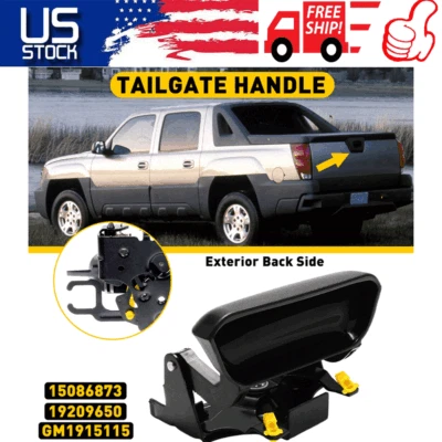 Punho da tampa da caçamba para 2002-2006 Chevrolet Avalanche 1500 Avalanche 2500 exterior - Imagem 1 de 4