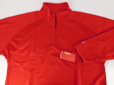Chaqueta deportiva Rawlings para hombre ligera roja QZ grande NUEVA Foto 1 de 4