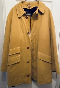 HERNO HERREN GRÖSSE 56/XXL 3/4 LÄNGE 100 % BAUMWOLLE KHAKI FARBIGER MANTEL MIT LINER ITALIEN - Bild 1 von 5