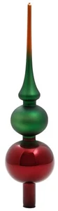 THÜRINGER GLASDESIGN Christbaumspitze Oh du Fröhliche Christbaumschmuck - Bild 1 von 1