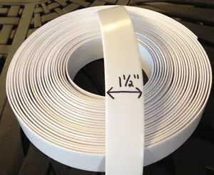 "Correa de vinilo de 1,5"" para reparación de muebles de patio rollo 45' - ¡ELECCIÓN DE COLOR! +50 remaches - Imagen 1 de 20