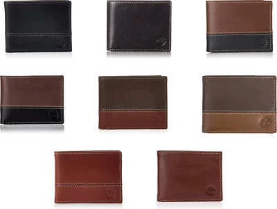 Timberland Men's Leather Passcase Trifold Hybrid Wallet - Image 1 of 2