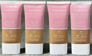 Covergirl Clean Fresh Skin Milk Nourishing Foundation #580 Tan - 4er Pack - Bild 1 von 2