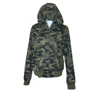 Volcom Olive Camouflage Hoodie Jacket US M - Picture 1 of 9