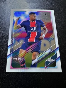 2020-21 Topps cromo Steve Aoki fútbol refractor blanco/199-Kylian Mbappé - Imagen 1 de 2