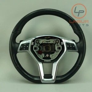 Volante R172 12-18 Mercedes Clase C CLS SLK con palancas de cambio negro SW278 - Imagen 1 de 14