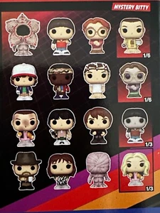 Stranger Things Funko Bitty Pop! NEW-YOU PICK!! - Picture 1 of 16