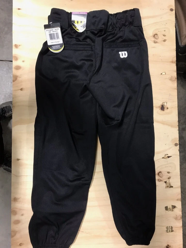 Pantalones de softbol negros grandes Wilson para mujer Foto 1 de 1