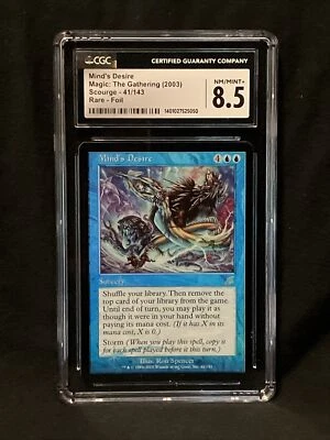 Mind's Desire FOIL Scourge NM/MINT+ CGC (5050) Grade 8.5 Magic | MTG - Image 1 of 3