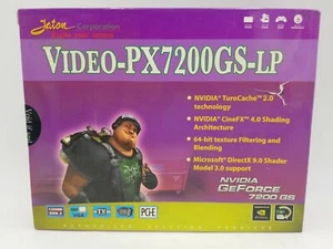 JATON GeForce 7200GS 128MB GDDR2 PCI Express x16 Low Profile Ready Video Card wi - Picture 1 of 5