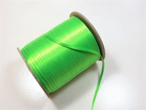 Schiff Marke neongrün Satinband 1/8 Zoll breit x 20 Yards, Bin 20 - Bild 1 von 3