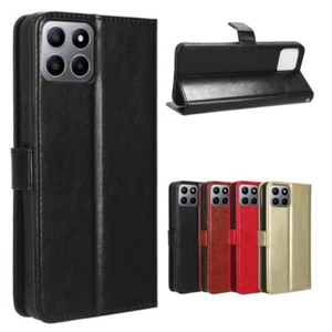 Magnetic Phone Case Leather Wallet Card For Boost Mobile Celero 5G Plus /Bounce - Picture 1 of 19