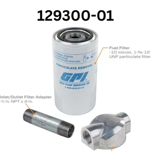 Kit de filtro de partículas GPI 18 GPM, 10 micras con 3/4 pulgadas NPT 129300-01 - Imagen 1 de 7