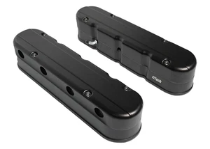 FiTech Plus, LS, Valve Covers, w/Coil Mounts/Smooth Covers, Black - Bild 1 von 10
