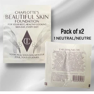 Beautiful Skin Foundation (1 NEUTRAL/NEUTRE) Charlotte Tilbury Pack Of 2 - Picture 1 of 4