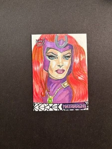2024 Fleer Ultra:Matriarhs Of Marvel Matriarchs Art Sketch 1/1 Scarlet Witch MY - Picture 1 of 2