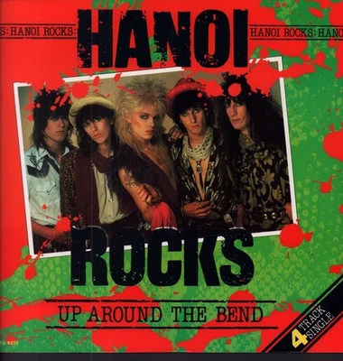 Hanoi Rocks Up Around the Bend 12" vinyl UK Cbs 1984 in pic sleeve TA4513 - Image 1 of 3