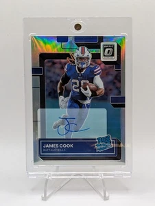 2022 Donruss Optic James Cook Rated Rookie RC AUTO (#106/125) 🔥 Buffalo Bills - Foto 1 di 3