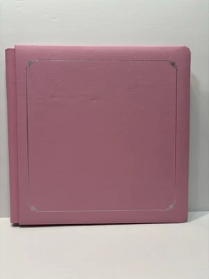 Álbum Creative Memories Original Rosa 12x12 Lámina Dorada con Páginas Nuevo Foto 1 de 4