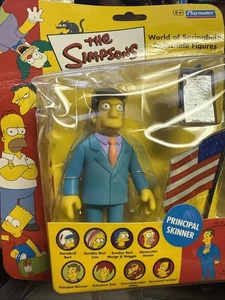 Playmates Toys Simpsons Principal Skinner versione UK RARO - Foto 1 di 3