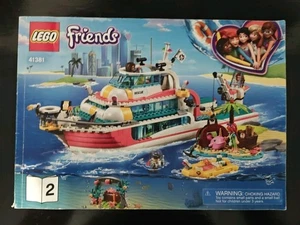 LEGO Friends #41381 #2 LEGO Magazine Direction Instruction Book Rescue Ship - Picture 1 of 4