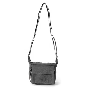 Bolso de noche gris para mujer Nylon Bag Street 17x15x7 OTJ232K - Imagen 1 de 9