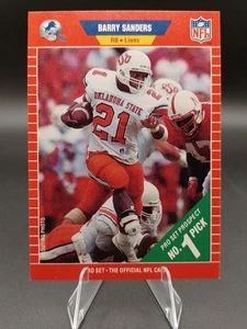 Barry Sanders 1989 Pro Set #494 Lions Rookie ¡COMO NUEVO! - Imagen 1 de 2