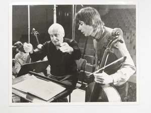 Vaclav Neumann Julian Lloyd Webber Cello Dvorak Prague 1989 VTG Photo - Picture 1 of 2