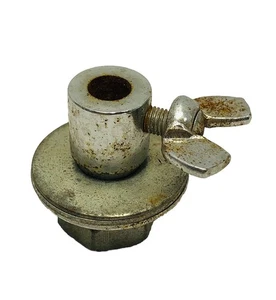 LUDWIG Hi-Hat Kupplung Beckenständer Halter Teil 70er 80er Vintage mit Becherscheibe (ROST) - Bild 1 von 11