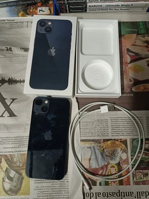 Apple iPhone 13 - 128GB - batteria 100% Mezzanotte nero black  - Immagine 1 di 4