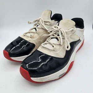 Air Jordan 11 CMFT Low Bred White Black Red Shoes Men's 12 DN4180-102 - READ - Picture 1 of 12