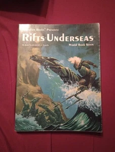 RIFTS -- UNDERSEAS World Book Seven (Palladium Books 1996) -- RPG TPB - Picture 1 of 4