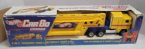 *New* 1986 Hot Wheels Semi Truck Trailer Transporter Car Hauler Carrying Case - Picture 1 of 22
