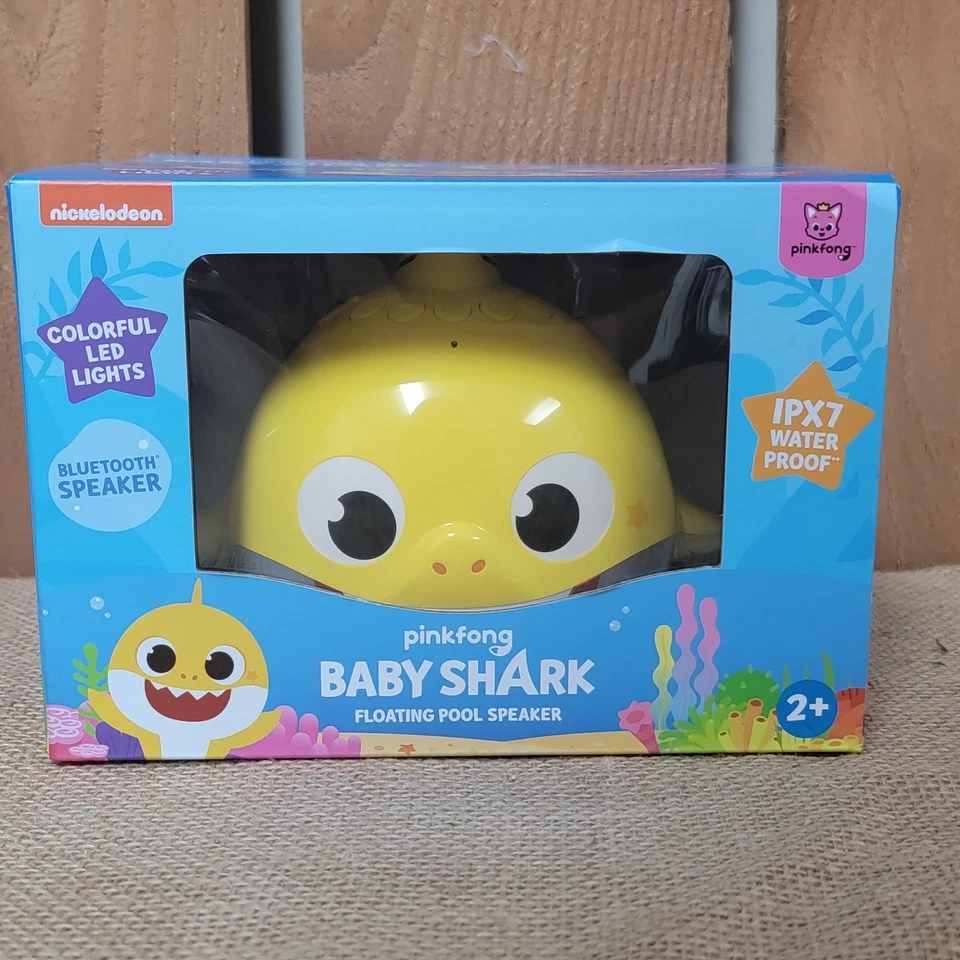 Baby Shark Floating Waterproof Bluetooth Speaker For Pool Nickelodeon Pinkfong