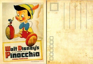 Cartolina - Pinocchio di Walt Disney - Foto 1 di 1