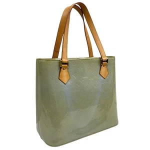 Used Louis Vuitton Monogram Vernis Houston Baby Blue M91005 - Picture 1 of 17