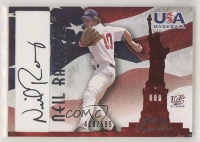 2007 USA Baseball National Signature Black Ink /595 Neil Ramirez #A-28 Auto - Image 1 of 2