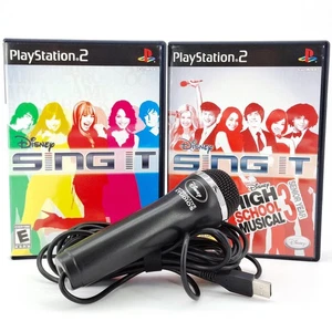 Disney Sing It PS2 Spiele + Disney Interactive Studios USB Mikrofon Konvolut getestet - Bild 1 von 14