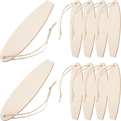 Holz Surfbrett Deko 10 Stück Basteln Wanddeko Küsten Thema Kinder - Bild 1 von 4