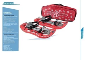 Ciaspole racchette da neve made in Italy unisex misura unica con alzatacco - Imagen 1 de 1