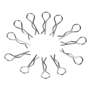 12Pcs Body for Shell Clips Pin Stainless Steel For HSP Redcat HPI 10 Model - Picture 1 of 8