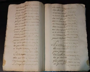 1752 antique document 184 pages manuscript calligraphy judicial & economic life - Picture 1 of 24