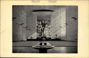 SCHWEINFURT Heimatbeleg im Postkarten-Format ~1954 Innen-A. St. Kilian Kirche - Picture 1 of 2