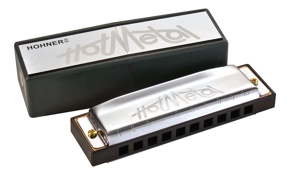 HOHNER Hot Metal Diatonic Harmonica 572 Key of F