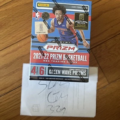 New 2021-22 FANATICS EXCLUSIVE Panini Prizm NBA Basketball Blaster Box Ships Now - Image 1 of 4