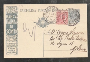 Intero Pubblicitario - Regno- BANCA ITALIANA DI SCONTO - Foto 1 di 1