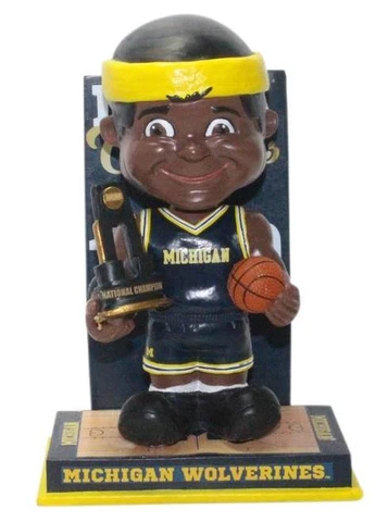Michigan Wolverines NCAA Men's Basketball National Champions Bobblehead NCAA Cover