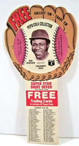 Vintage 1977 Dan Driessen Pepsi MLB Glove Disk Card Cincinnati Reds Old Stock - Bild 1 von 3