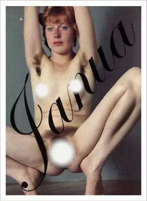007 Redhead Nude Naturist Model - High Quality Glossy Photo Vintage - Artistic • 6.80€
